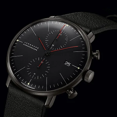 Junghans Max Bill Chronoscope Sapphire Bauhaus Special Edition 27/4409.02