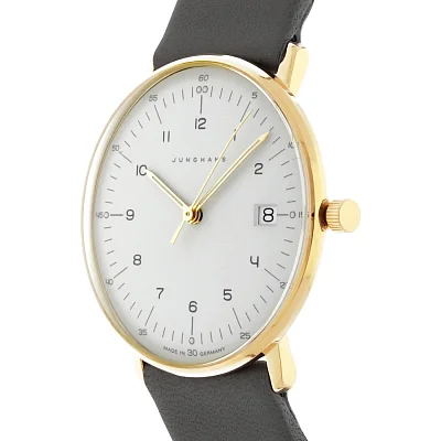 Junghans Max Bill Ladies Sand Gold PVD Sapphire 47/7854.02