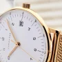  Zdjęcie 5 Junghans Max Bill Ladies Yellow Gold PVD Sapphire Mesh 47/7452.46