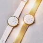  Zdjęcie 4 Junghans Max Bill Ladies Yellow Gold PVD Sapphire Mesh 47/7452.46