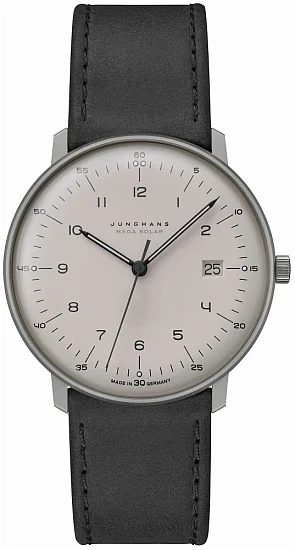 Junghans Max Bill Quartz MEGA Solar Titanium Sapphire 59/202302