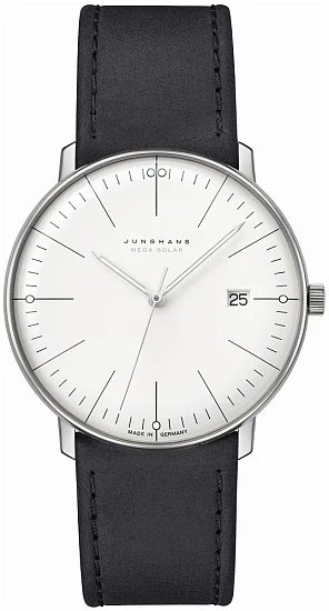 Junghans Max Bill Quartz MEGA Solar Titanium Sapphire 59/202002
