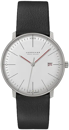 Junghans Max Bill Quartz MEGA Solar Titanium Sapphire Bauhaus Special Edition 59/232602
