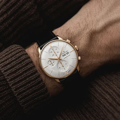 Junghans Meister Chronoscope PVD Sapphire English Date 27/7023.03