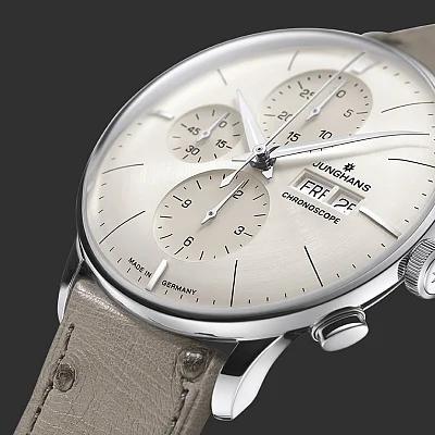 Junghans Meister Chronoscope Sapphire German Date 27/4223.02
