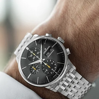 Junghans Meister Chronoscope Sapphire English Date 27/4429.47