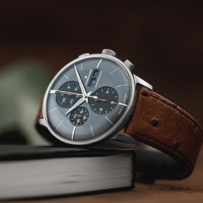 Junghans Meister Chronoscope Sapphire German Date 27/4224.02