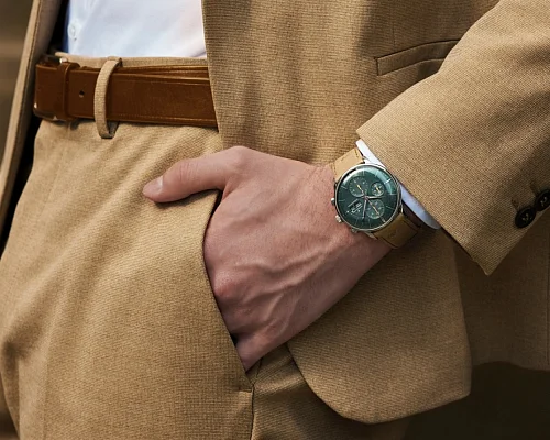 Junghans Meister Chronoscope Sapphire German Date 27/4222.02