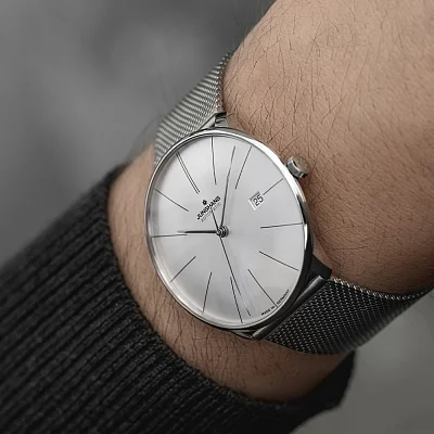 Junghans Meister Fein Automatic Mesh Sapphire 27/4153.44
