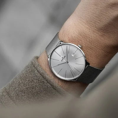Junghans Meister Fein Automatic Mesh Sapphire 27/4153.44