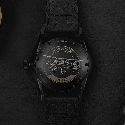 Junghans Meister Pilot Small Second Black PVD 27/4491.00