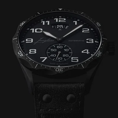 Junghans Meister Pilot Small Second Black PVD 27/4491.00