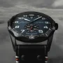  Zdjęcie 4 Junghans Meister Pilot Small Second Navy Blue Black PVD 27/4397.00