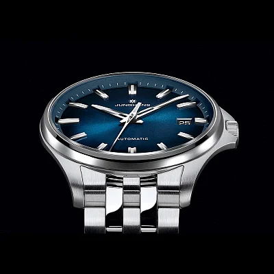 Junghans Meister S Lady Automatic 36mm Blue Dial 27/4582.44