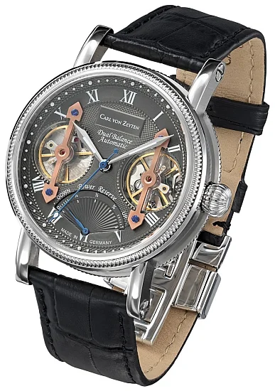 Carl von Zeyten Kinzig Dual Balance Automatic Open-Heart Power Reserve CVZ0024GU