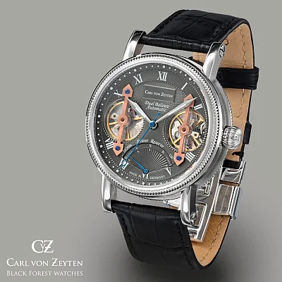 Carl von Zeyten Kinzig Dual Balance Automatic Open-Heart Power Reserve CVZ0024GU