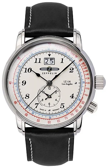 Zeppelin LZ126 Los Angeles Quartz Big Date GMT ZE-8644-1
