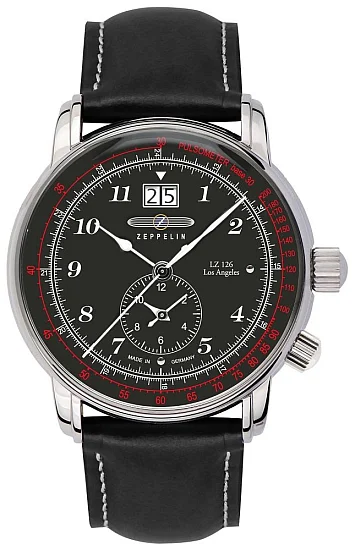Zeppelin LZ126 Los Angeles Quartz Big Date GMT ZE-8644-2