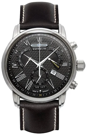 Zeppelin LZ127 Transatlantic Quartz Chrono Retrograde ZE-7682-2