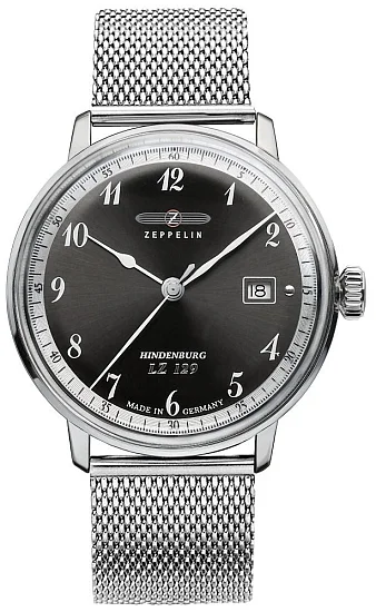 Zeppelin LZ129 Hindenburg Quartz Mesh ZE-7046M-2