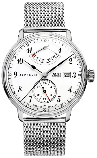 Zeppelin LZ129 Hindenburg Automatic GMT Power Reserve Mesh ZE-7060M-1