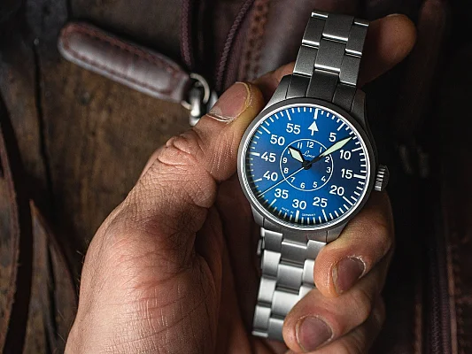 Laco Aachen 39 Pilot Watch Automatic Blaue Stunde LA-862103.MB