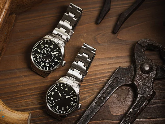 Laco Aachen 39 Pilot Watch Automatic Bracelet LA-862139