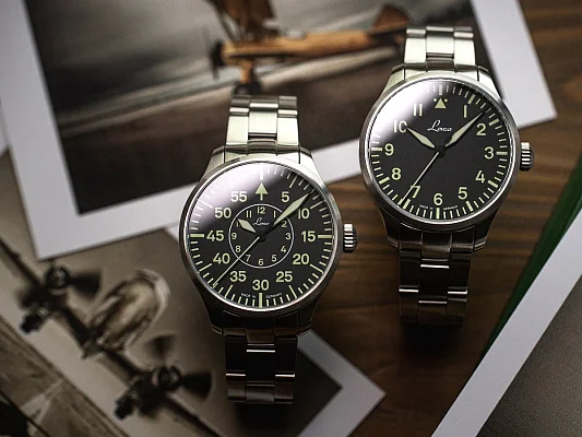 Laco Aachen 39 Pilot Watch Automatic Bracelet LA-862139