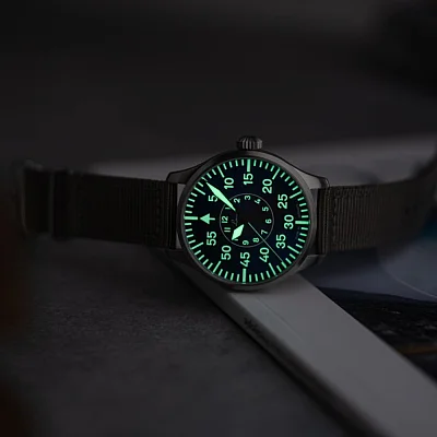 Laco Aachen 42 Pilot Watch Automatic Blaue Stunde LA-862101.2
