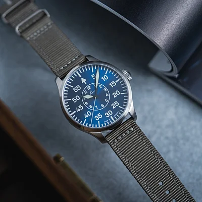 Laco Aachen 42 Pilot Watch Automatic Blaue Stunde LA-862101.2