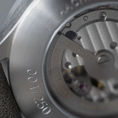 Laco Aachen Polar 39 Pilot Watch Automatic Limited Edition Grun LA-862190