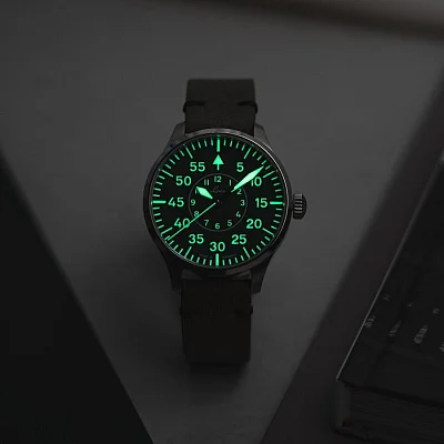 Laco Aachen Polar 39 Pilot Watch Automatic Limited Edition Grun LA-862190