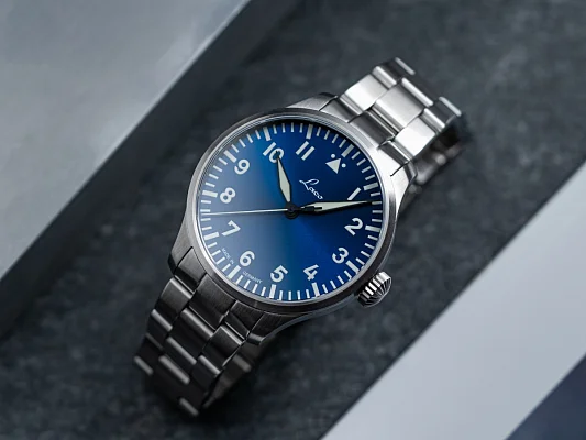 Laco Augsburg 39 Pilot Watch Automatic Blaue Stunde LA-862102.2.MB