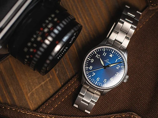 Laco Augsburg 39 Pilot Watch Automatic Blaue Stunde LA-862102.2.MB