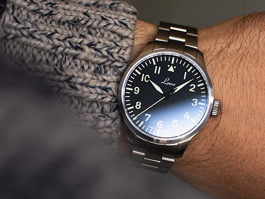 Laco Augsburg 39 Pilot Watch Automatic Bracelet LA-862140