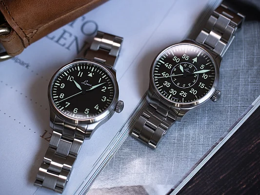 Laco Augsburg 39 Pilot Watch Automatic Bracelet LA-862140