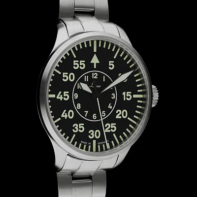 Laco Augsburg 39 Pilot Watch Automatic Bracelet LA-862140