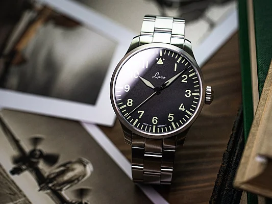 Laco Augsburg 39 Pilot Watch Automatic Bracelet LA-862140