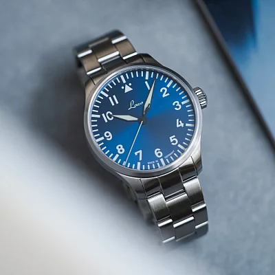 Laco Augsburg 42 Pilot Watch Automatic Blaue Stunde LA-862100.2.MB