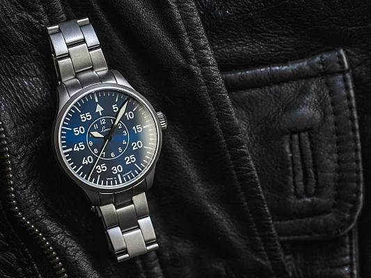 Laco Aachen 42 Pilot Watch Automatic Blaue Stunde LA-862101.2.MB