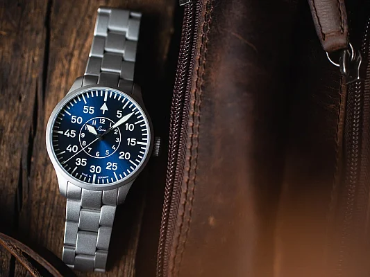 Laco Aachen 42 Pilot Watch Automatic Blaue Stunde LA-862101.2.MB