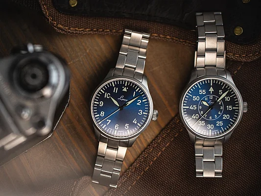 Laco Augsburg 42 Pilot Watch Automatic Blaue Stunde LA-862100.2.MB
