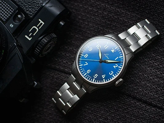 Laco Augsburg 42 Pilot Watch Automatic Blaue Stunde LA-862100.2.MB