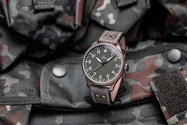 Laco Augsburg 42 Pilot Watch Automatic Olive Limited Edition LA-862127