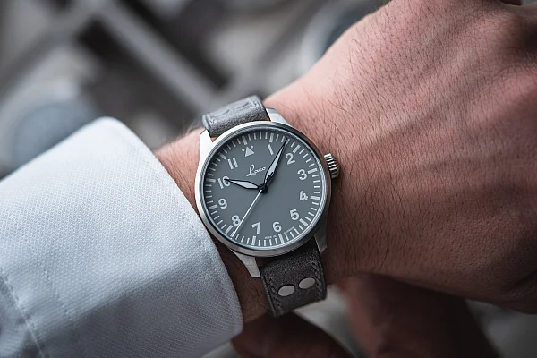Laco Augsburg Grau 39 Pilot Watch Automatic LA-862161