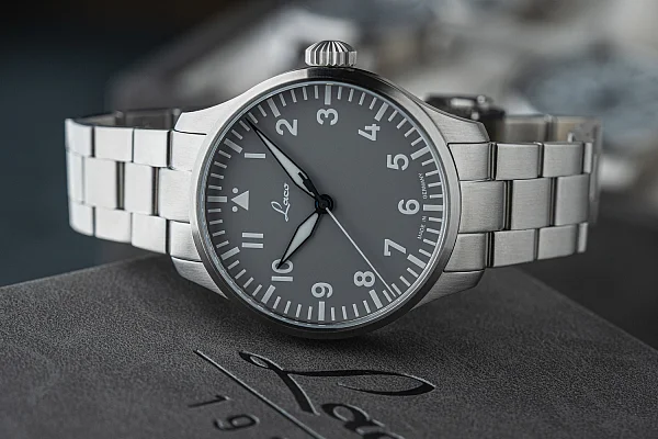 Laco Augsburg Grau 39 Pilot Watch Automatic LA-862161.MB