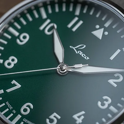 Laco Augsburg Polar 39 Pilot Watch Automatic Limited Edition Grun LA-862189