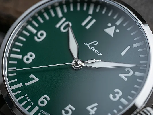 Laco Augsburg 42 Pilot Watch Automatic Limited Edition Grun LA-862178