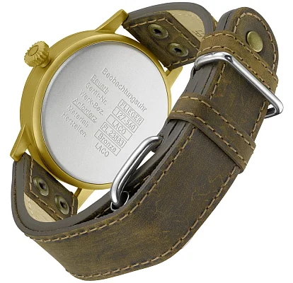 Laco Dortmund 45 Pilot Watch Original Mechanical Bronze LA-862088