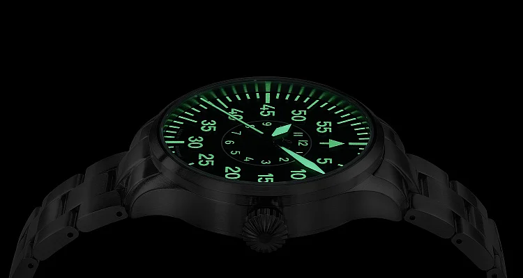 Laco Faro 42 Pilot Watch Automatic Bracelet LA-861891.2